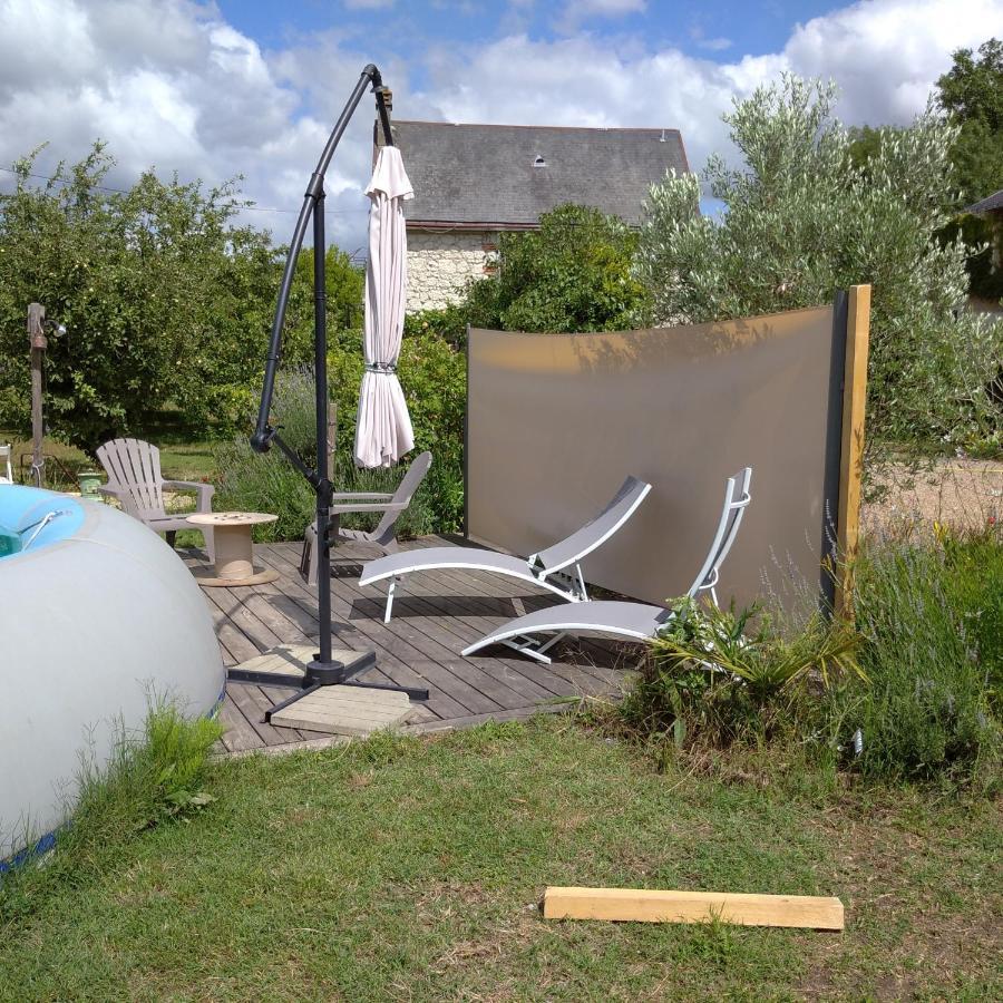 La Roulotte Du Moulin De Palet Villa Bauge-en-Anjou Ngoại thất bức ảnh